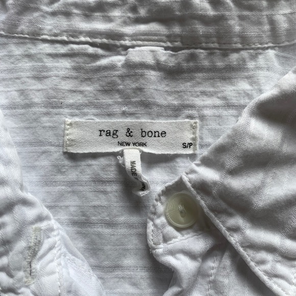 Rag & Bone women's striped‎ long sleeve button-up shirt - Picture 3 of 10